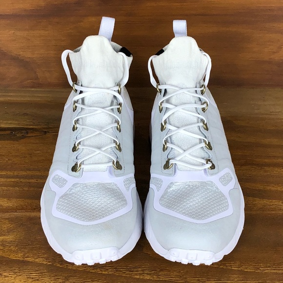 Nike Zoom Talaria Mid FK Flyknit White Black Shoe - Picture 3 of 8